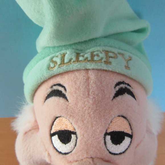 Disney plush Sleepy 11" circa 1980s - Seven Dwarfs AS IS - Picture 2 of 8